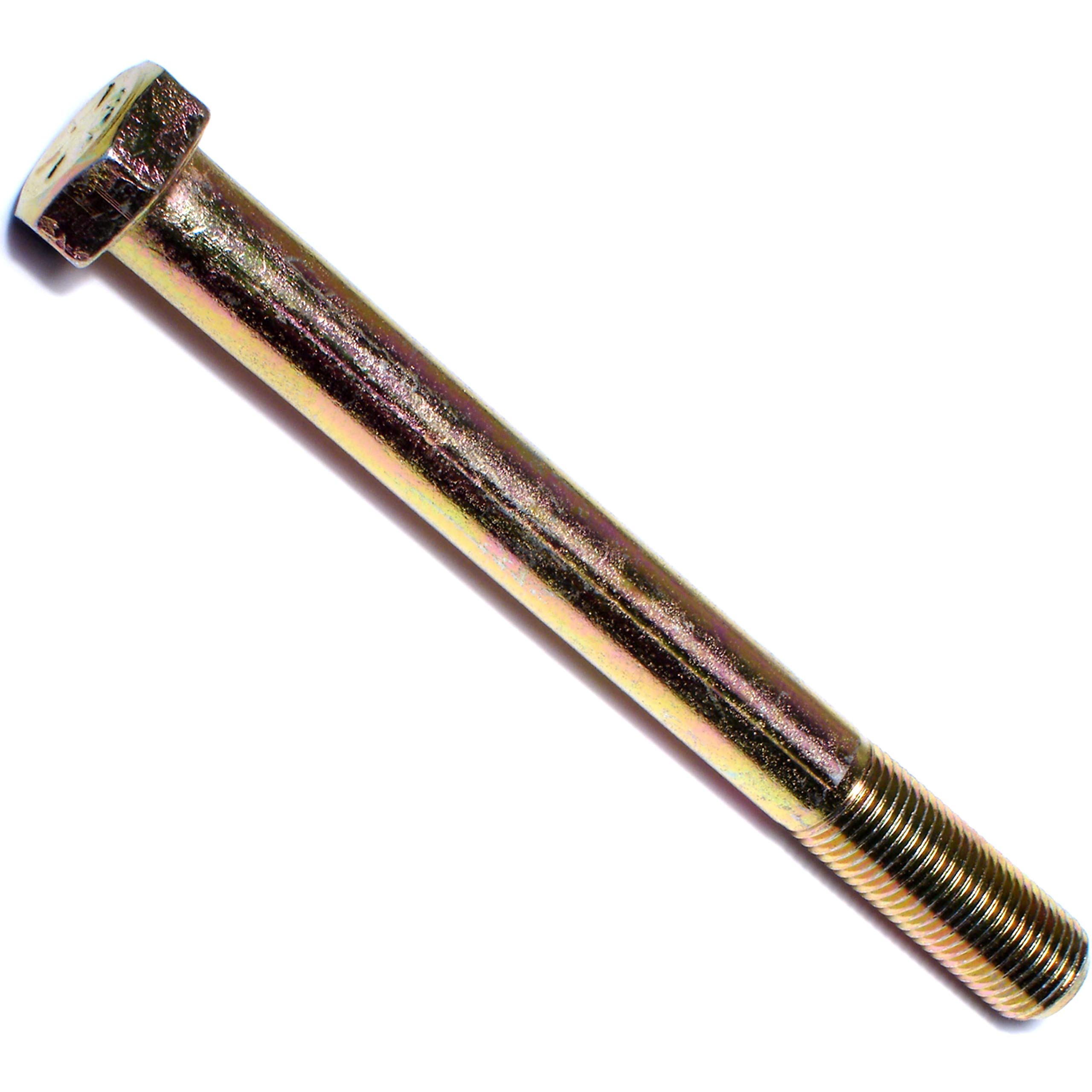 014973253936 8. Sınıf İnce Altıgen Başlı Vidalar, 1/2-20 x 5, Parça-10, Sarı