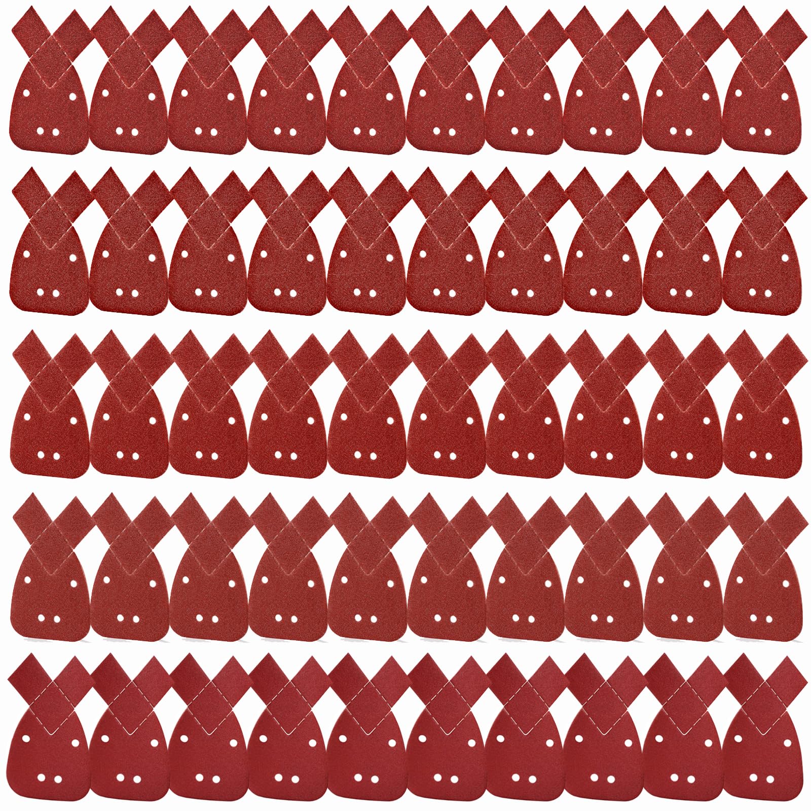 50Pcs Black and Decker Mouse Sander Pads 40/60/80/120/180 Grits Mouse Sanding Pads For Mouse Sander With Extra 2 Tips, Epehio Replacement Mouse Sander Sheets For Black and Decker Detail Palm Sander