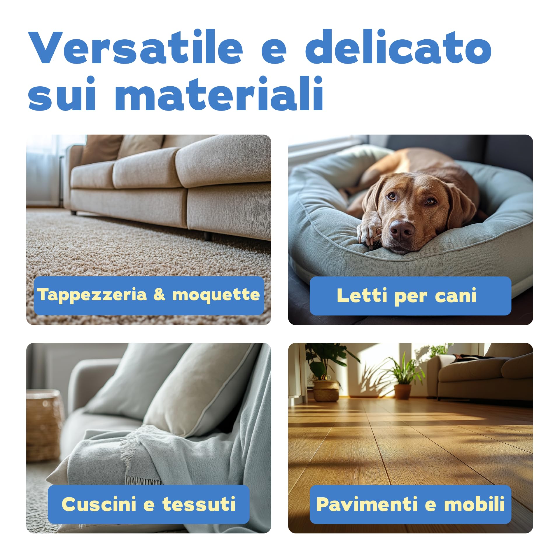 Bio-Chem - Rimuovi odori per cani 3 x 750 ml - Rimuovi odori di urina di cani - Detergente della lettiera del cane - Prodotti per la pulizia della casa