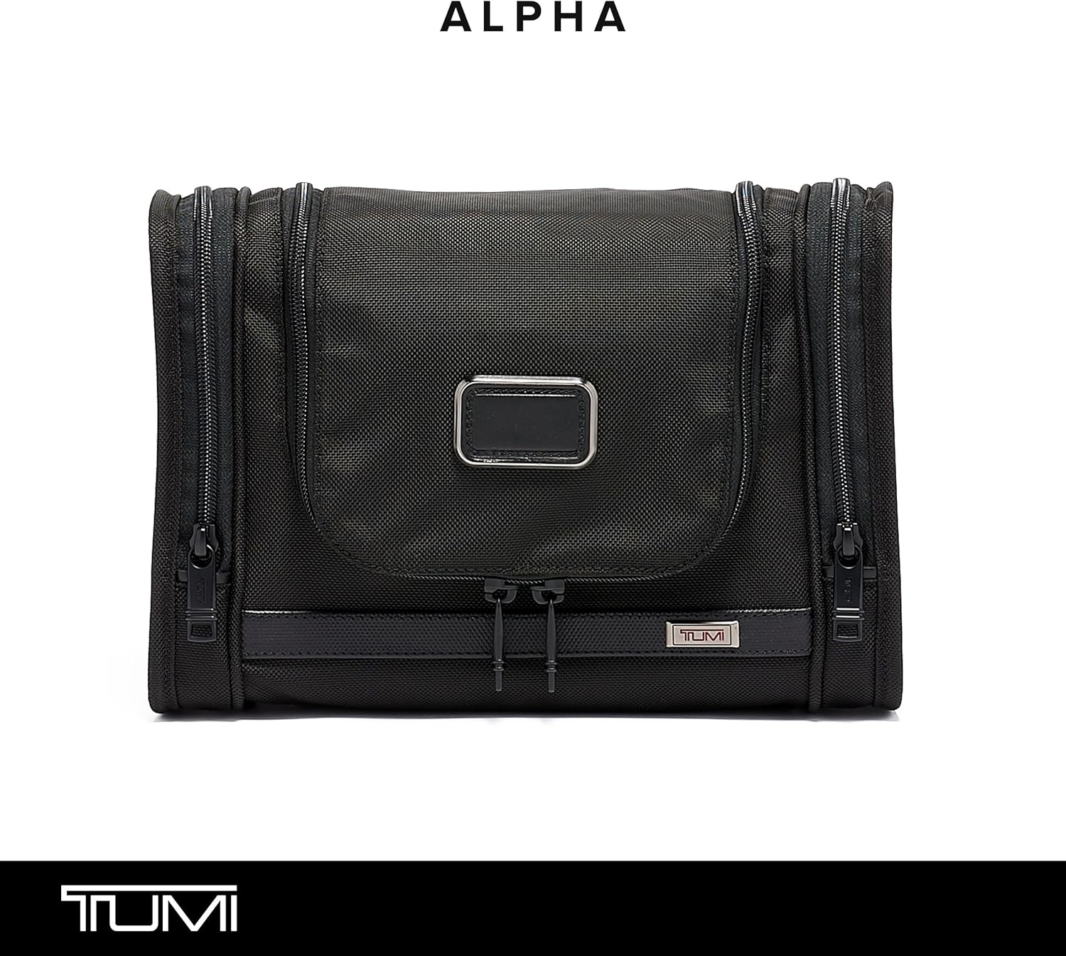 TUMI - Alpha Hanging Travel Kit - Toiletries and Cosmetics Organizer - Travel Essentials Bag with Hooks & Pockets - Black - Image 7