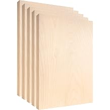 Creative Deco 5 x Plywood Sheets | 12 x 8 | 0.59 Thickness