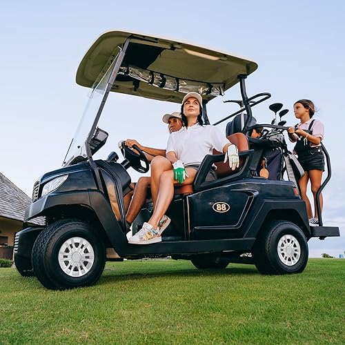 Miniatura 8 de Tapacubos para carrito de golf para Club Car de 8 pulgadas, cubierta universal para rueda de tamaño estándar de 8 pulgadas, juego de 4 unidades,