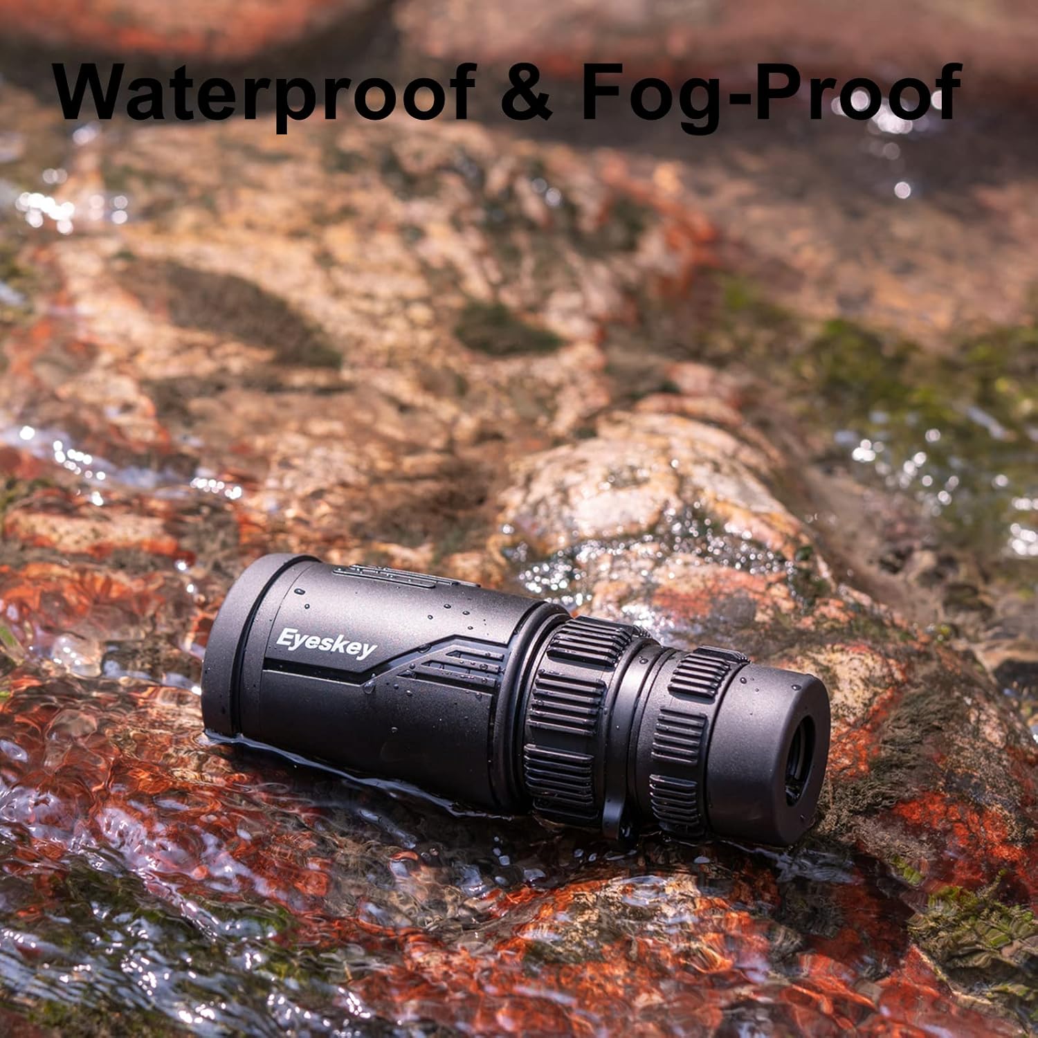 Seeker Pro HD Packet Monocular | Waterproof and Fog-Proof | Optimized Clear Optics | Compact Size Theater Monoculars for Birding Travelling (8-24X42)