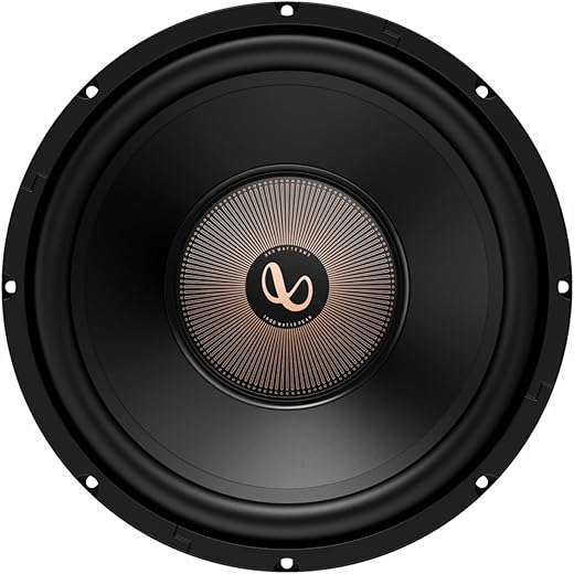 Infinity Car Subwoofer Alpha 1600 | Peak Power - 1600 | RMS Power - 300W | 12 Inch Dual Magnet Subwoofer | High Performance Sound Output (Black)