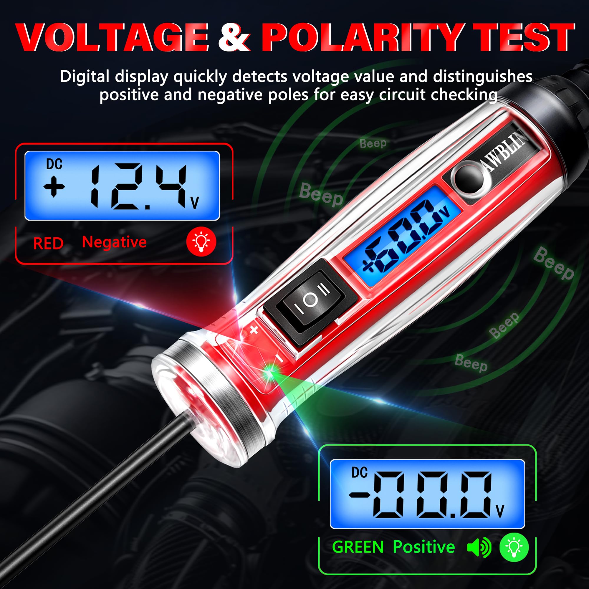 AWBLIN Circuit Probe Tester - Automotive Diagnostic Tool -4