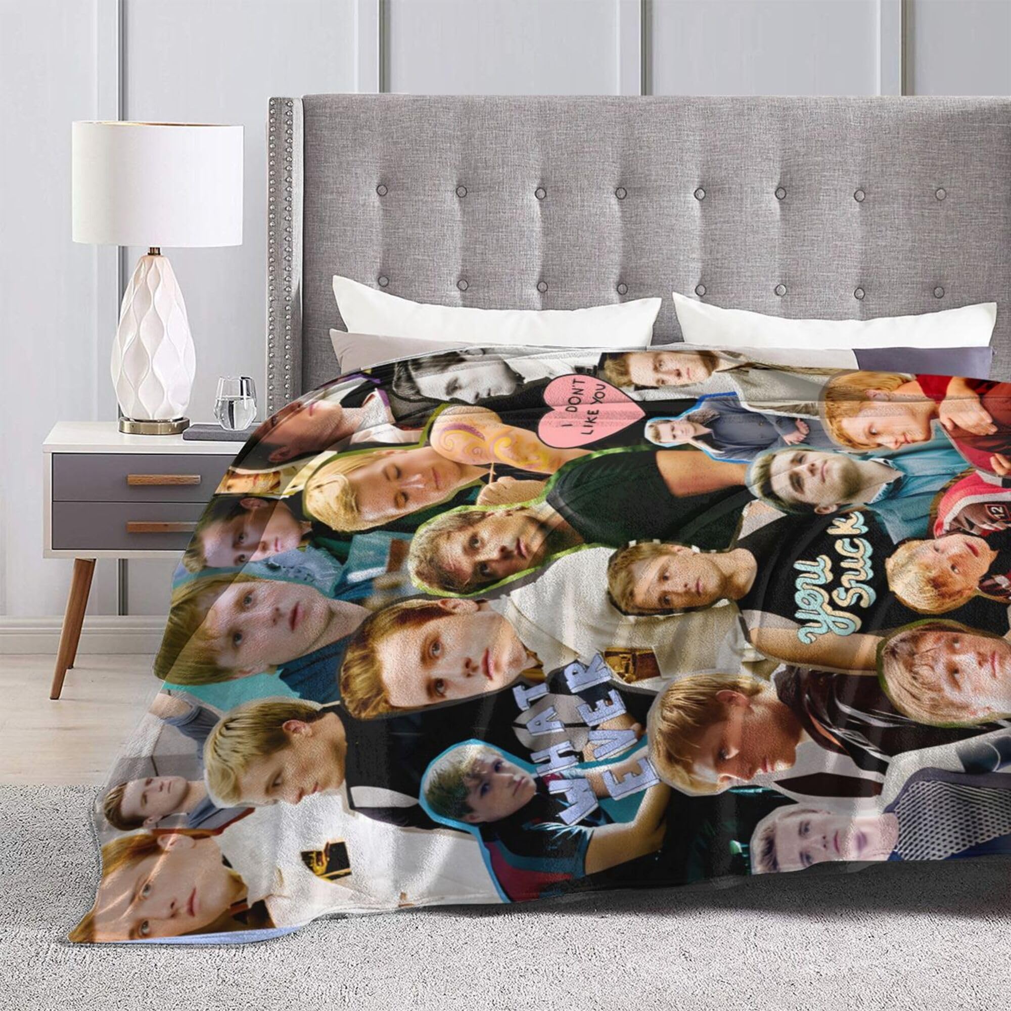 Josh Star Hutcherson Decke – Kuscheliger Plüsch-Überwurf 127 X 101 Cm, Für Couch & Bett