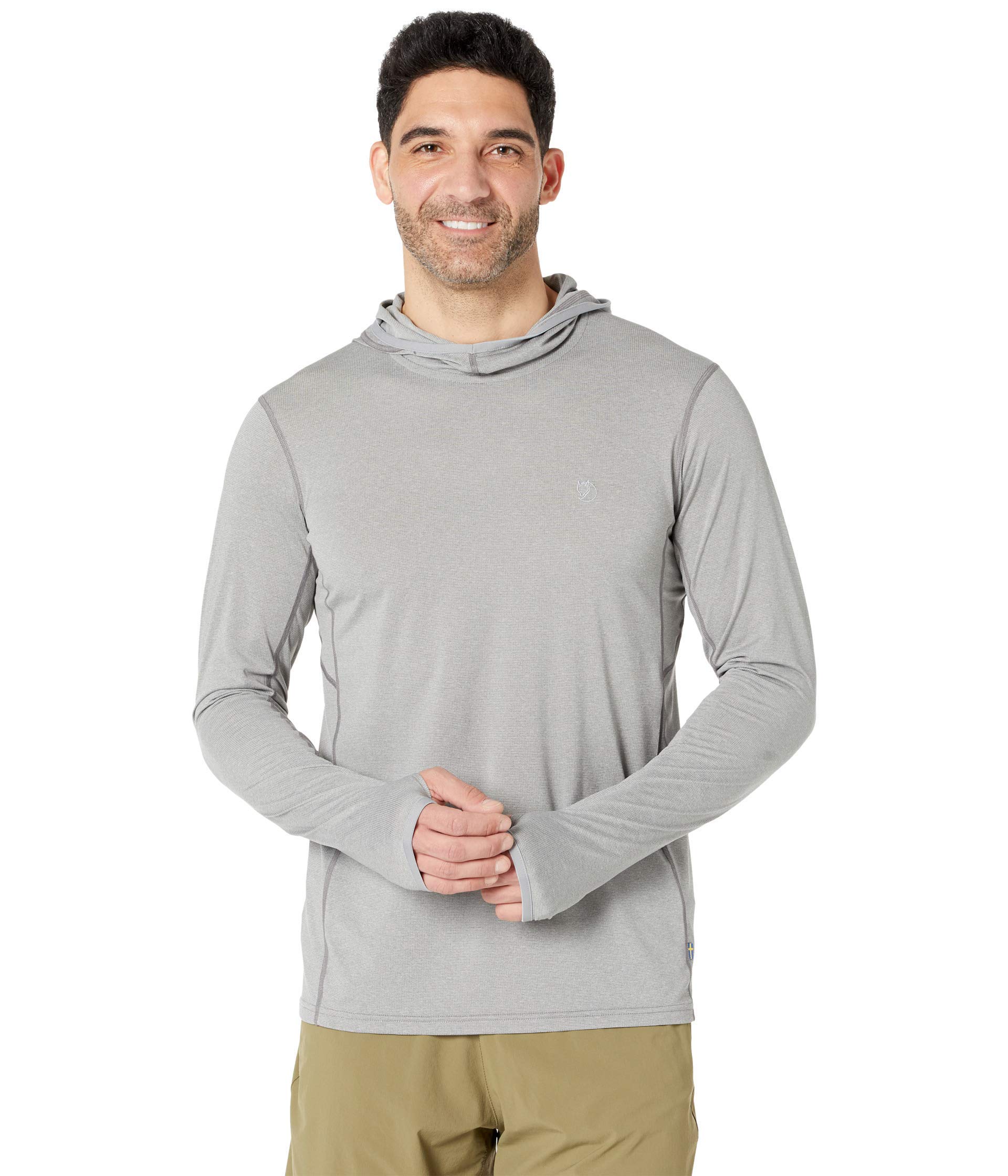 Fjällräven Mens Abisko Sun-hoodie M Sweatshirts, Shark Grey, XL EU