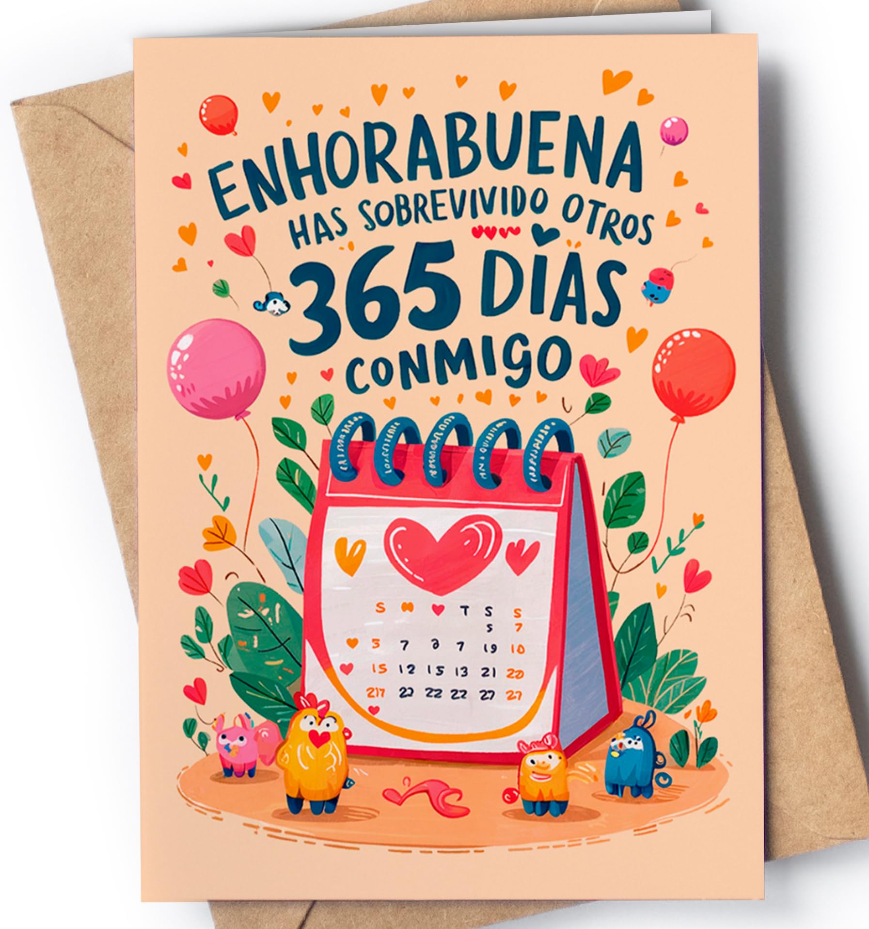 Greeting Cards for Everyone Tarjeta de Aniversario para Hombre, Mujer - Tarjeta Graciosa para Marido, Novio, Novia - Regalo de San Valentín para Pareja - Regalo de Feliz Aniversario - EU 4