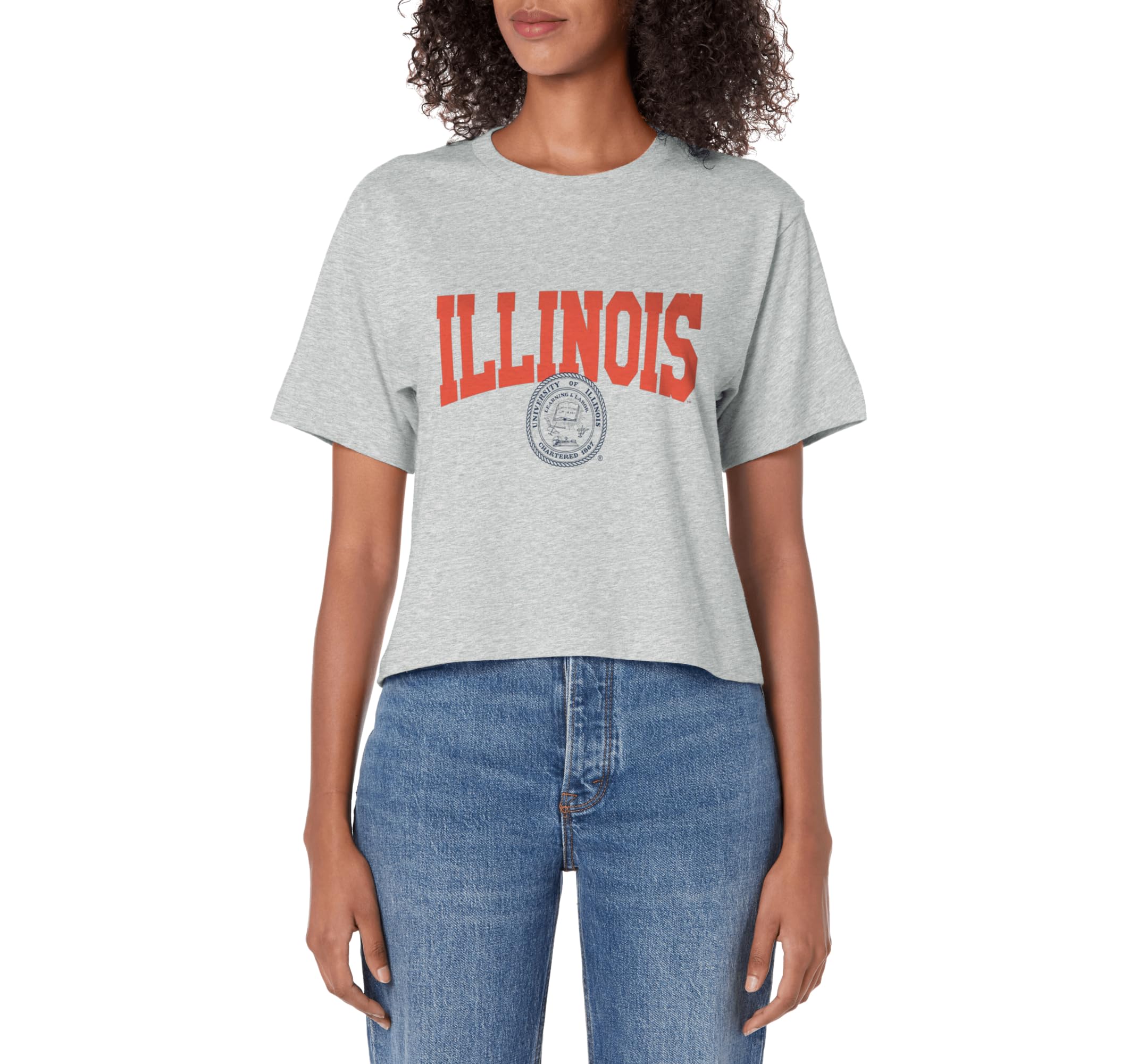 University of Illinois Fighting Illini Varsity Women's Crop Top
