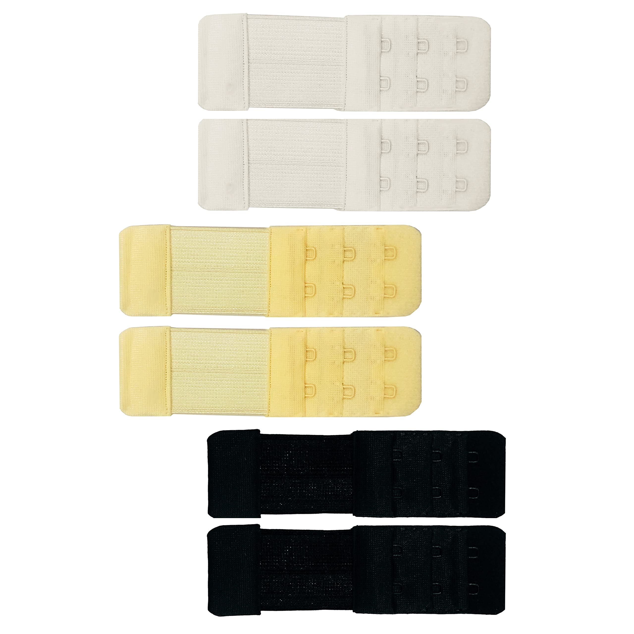 TobbTwist Bra Hook Extender-2 Hook - 3 Eye (With Extra Elastic) For Women, Save Your Bra Increase Band Length Combo (Multi)-image-42