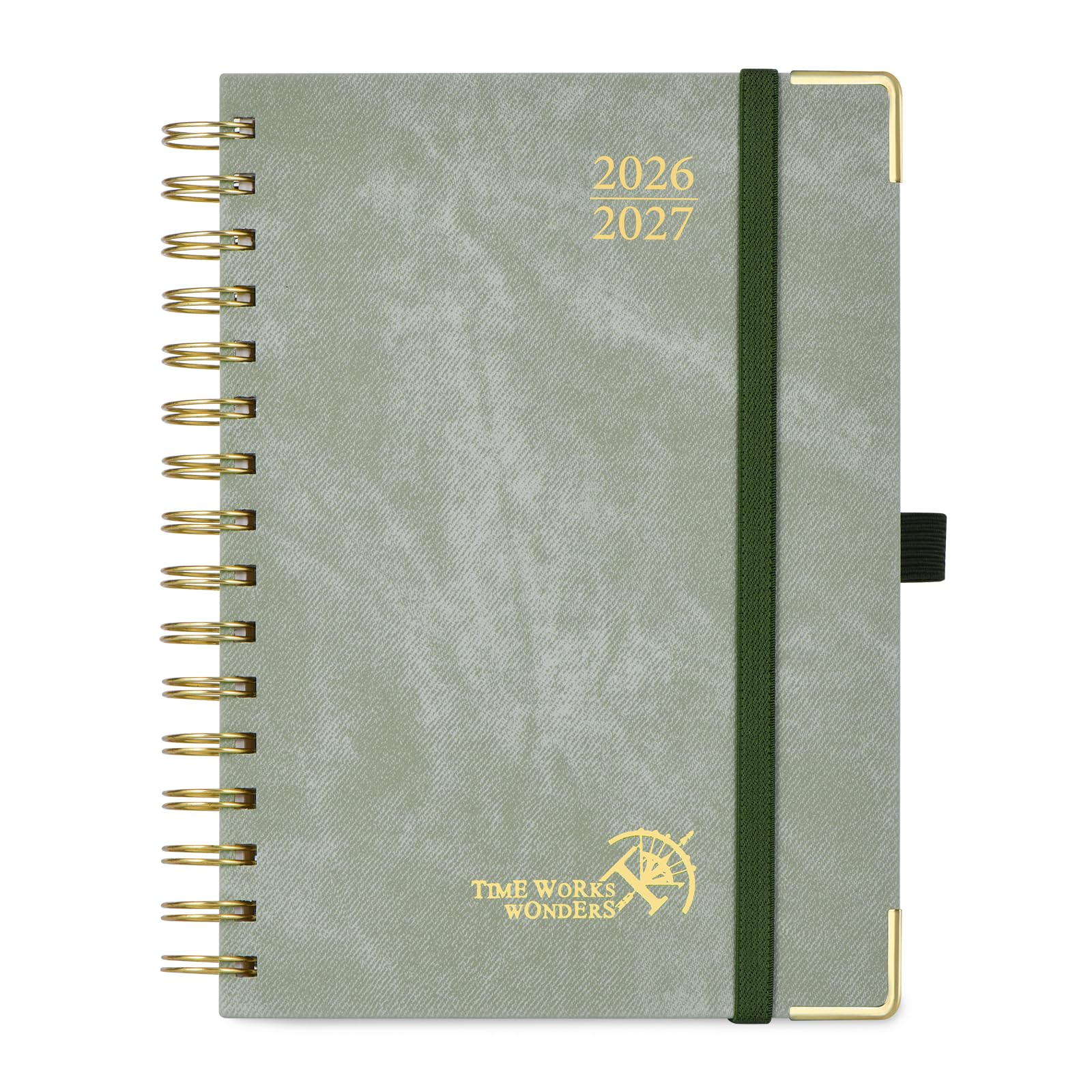 POPRUN Lehrerkalender 2026 2027 A5 auf Deutsch - Lehrerplaner für die Unterrichtsvorbereitung mit Monatliches Register. Schulplaner mit PU-Leder Hardcover