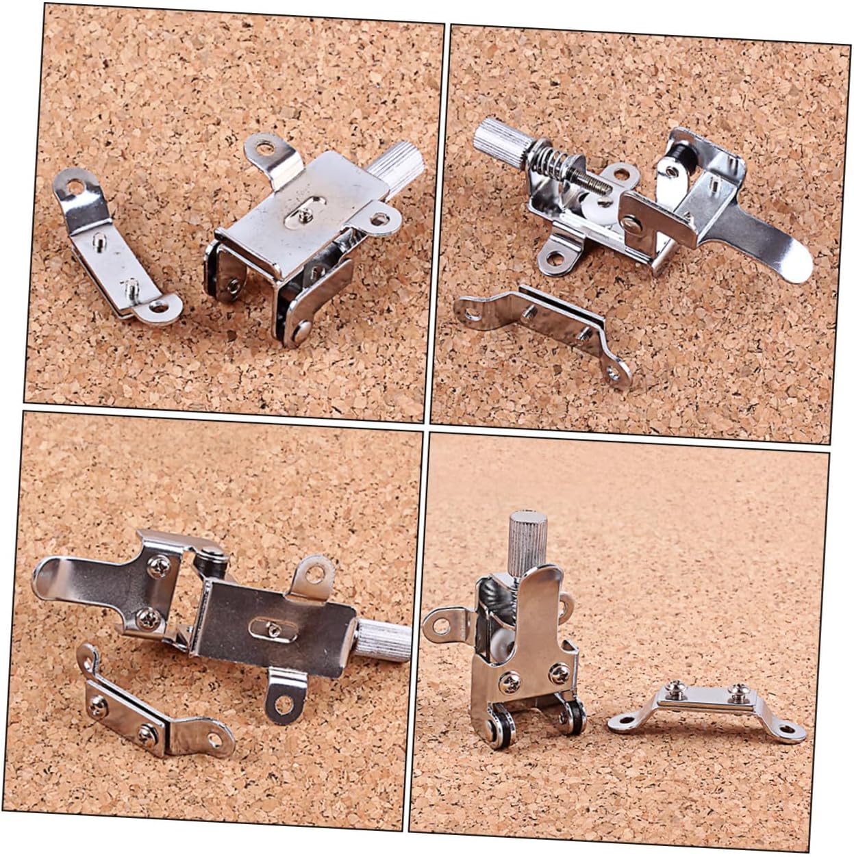 2pcs Snare Drum Wire Strainer Adjuster Chrome Drum Parts for Marching Snare Percussion Instruments with Rust-resistant Surface Practical Accessory