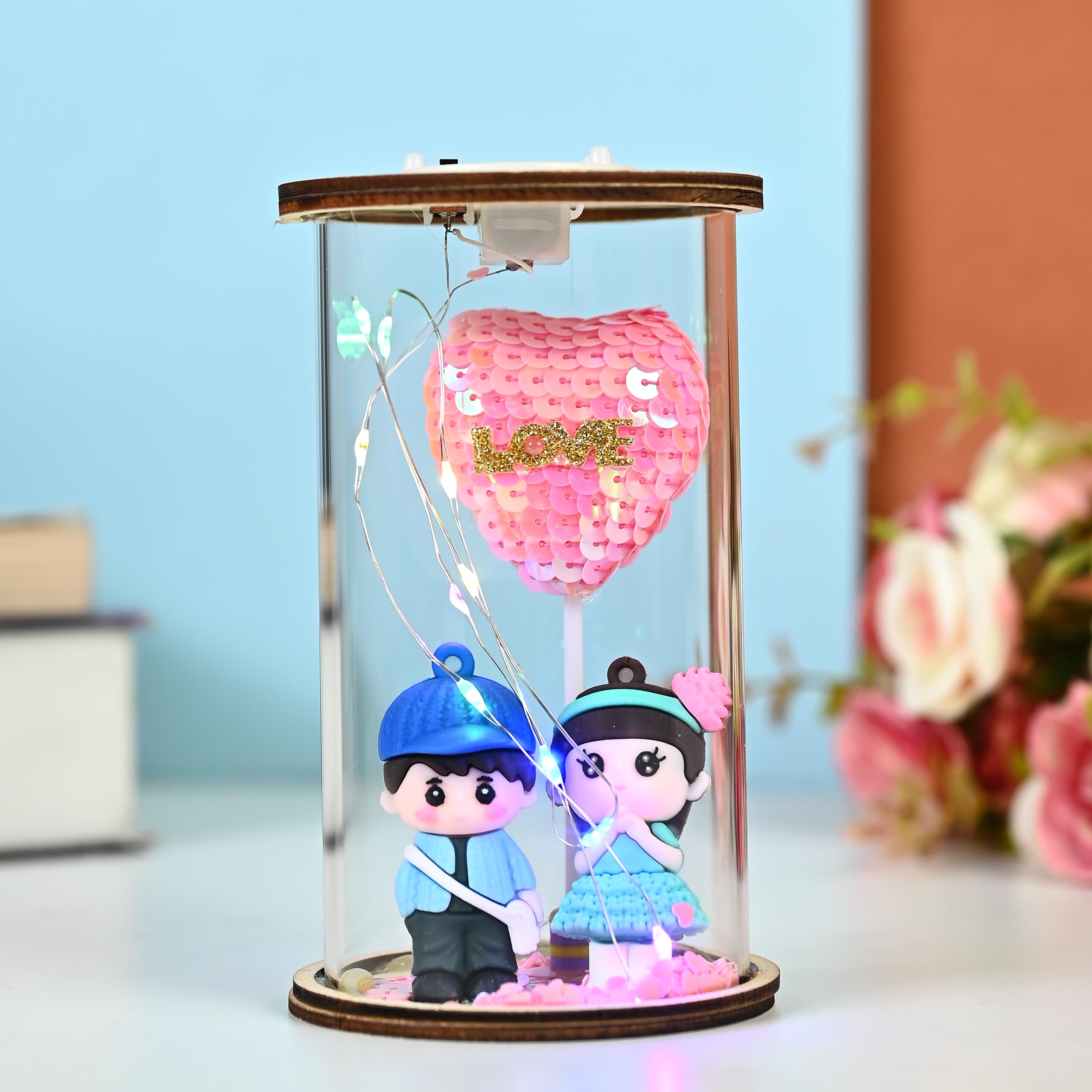Buy HindCraft Unique Gift for Women – Romantic Pink Heart with