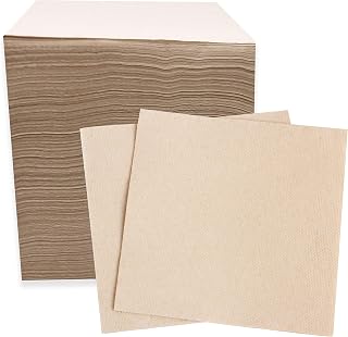 Recycled Post Consumer Napkins, 250 Compostable Eco Lunch Biodegradable Napkins