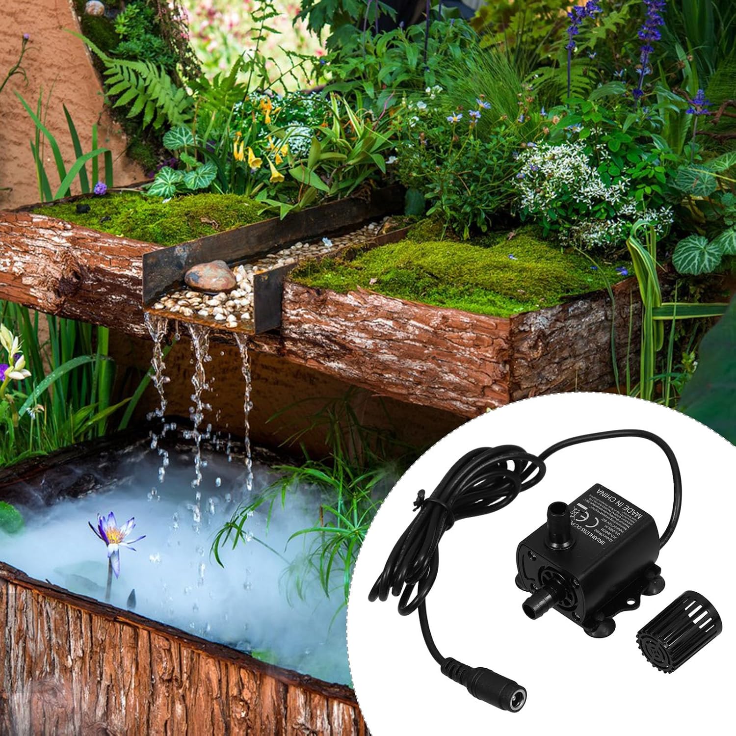 Mini Brushless Dc Submersible Fountain Water Pump 12v 300l/h