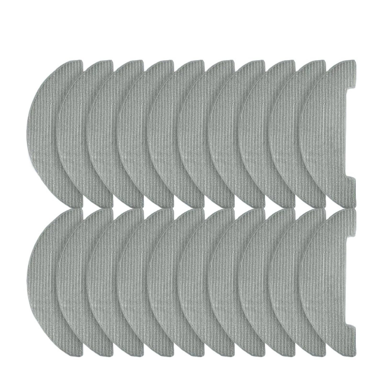 Almohadilla De Fregona for Robot Aspirador, Compatible Con MR1/HR1010/HR1010, Accesorios De Piezas De Repuesto, Filtro De Cepillo Lateral Principal, Paño De Mopa(Mop Cloth 20pcs)