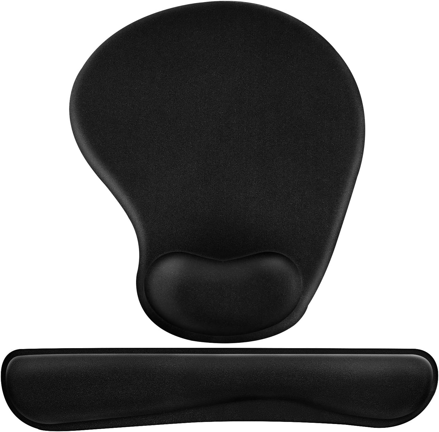 Keyboard Wrist Rest, NonSlip Mouse Pad Wrist Support Set