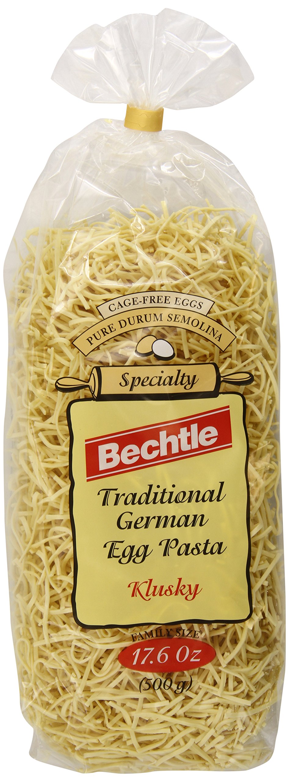Bechtle Egg Noodles, Kluski, 17.6000-ounces (Pack of6)