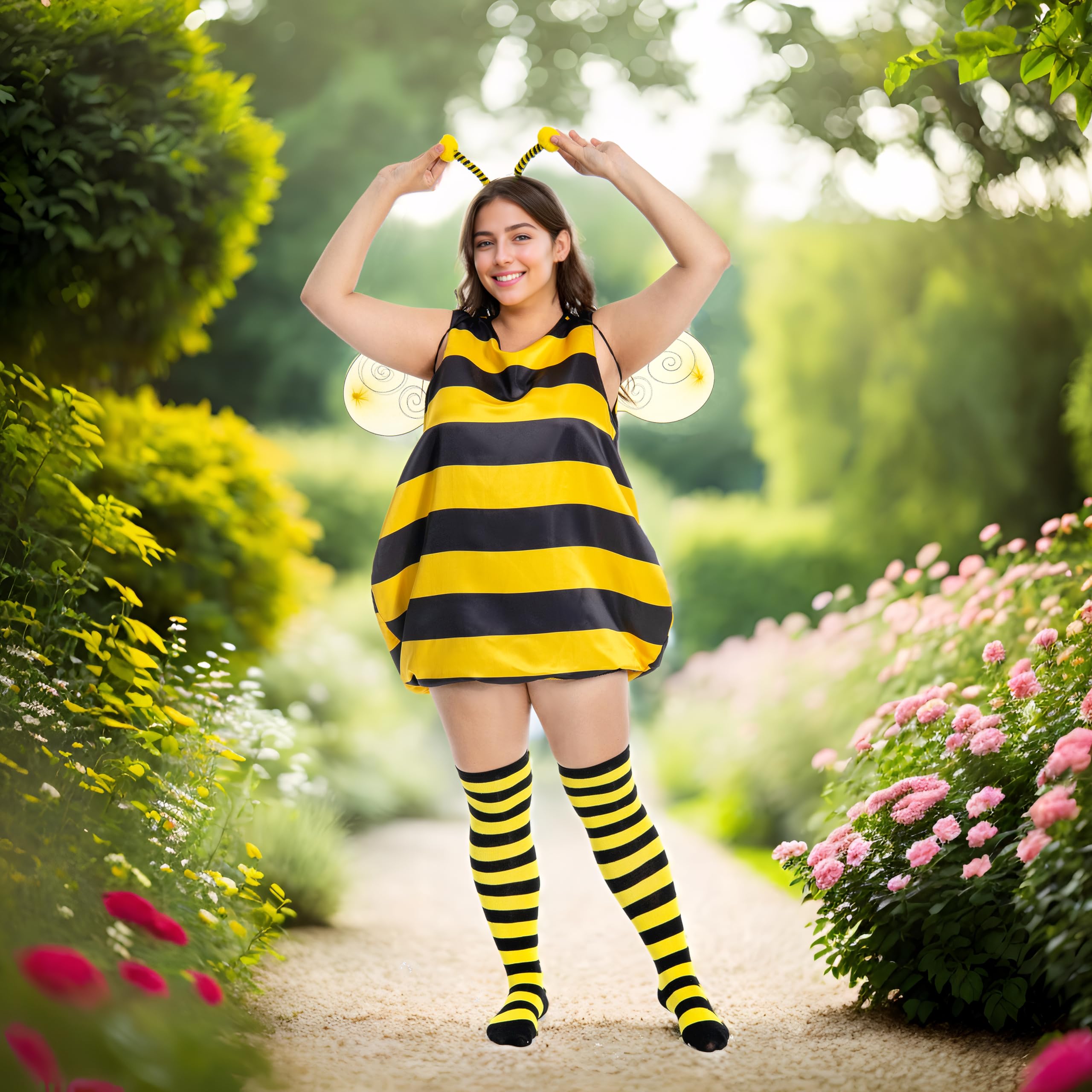 Costume d'abeille grandes tailles pour femme adulte 42-56