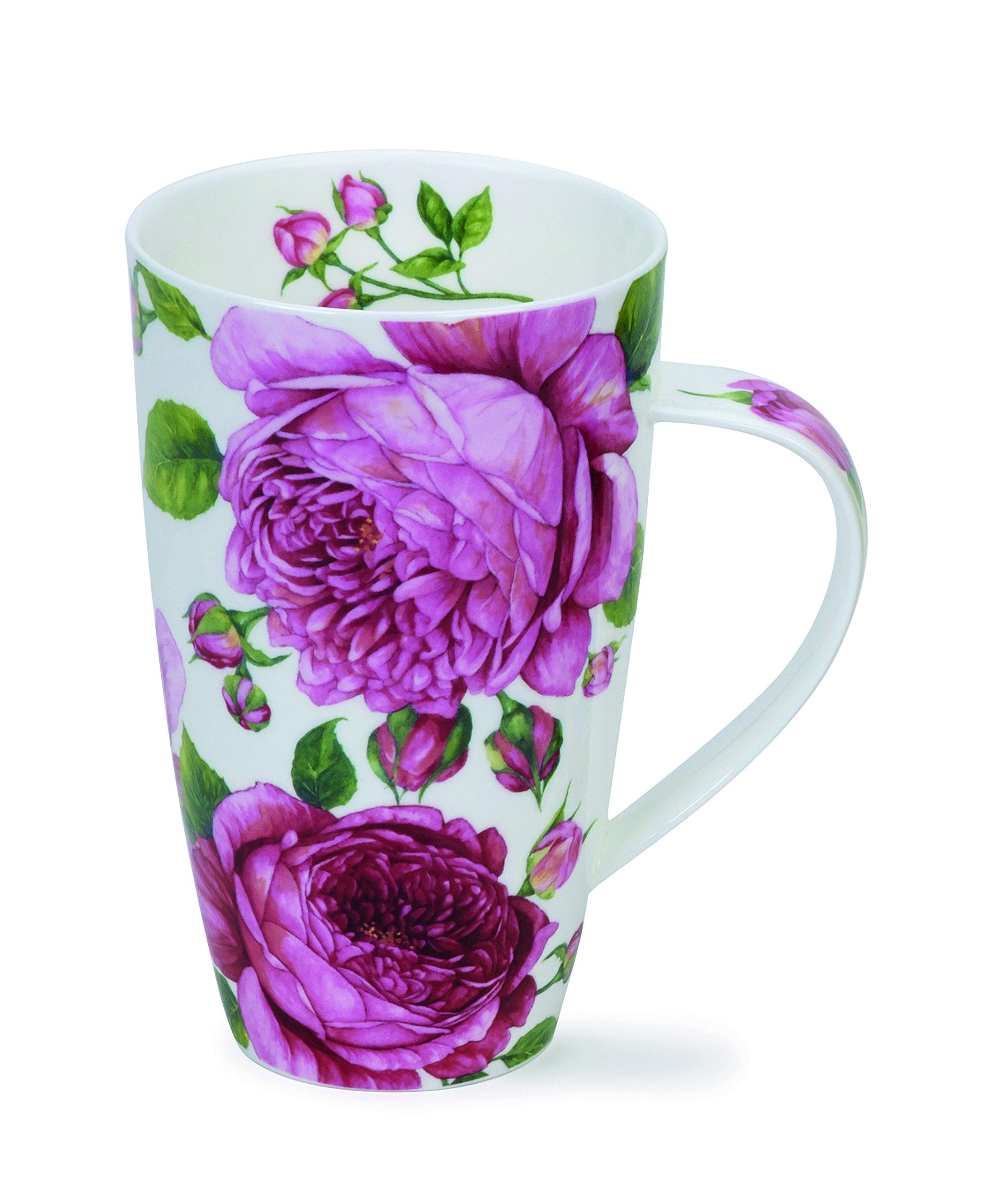 Lavendel en Bijen Dunoon Fine Bone China Henley Mok 600ml Capaciteit