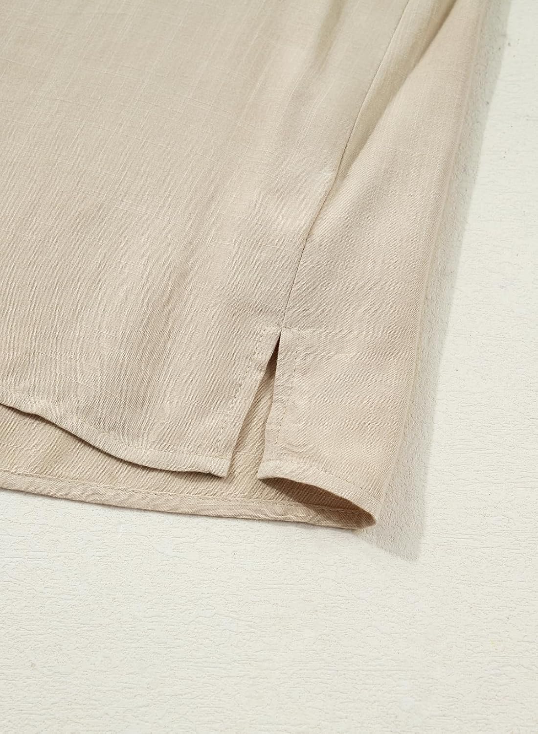 Dokotoo Womens 3/4 Bell Sleeve Hollow Out Ruffle Shirts Crewneck Trendy Casual Loose Fit Blouse Tops - Image 7