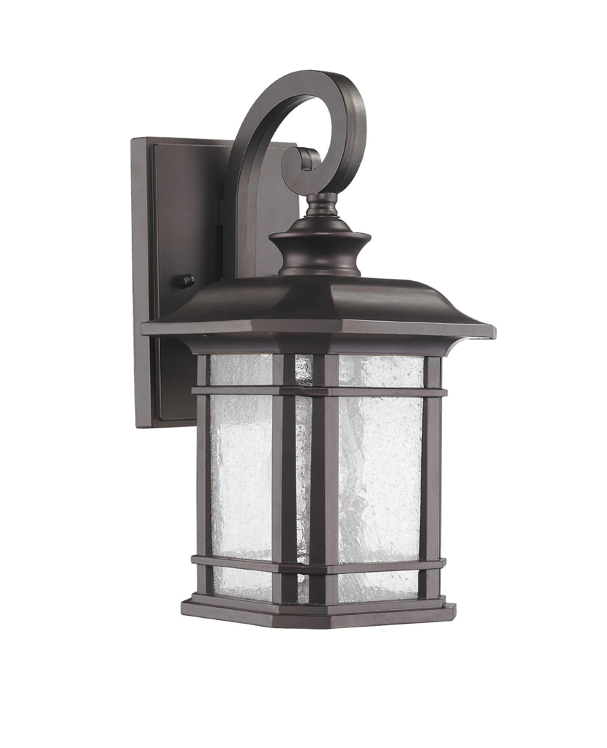 Chloe Lighting CH22021RB17-OD1 "Franklin" Transitional 1-Light Rubbed Bronze Outdoor Wall Sconce 17" Height