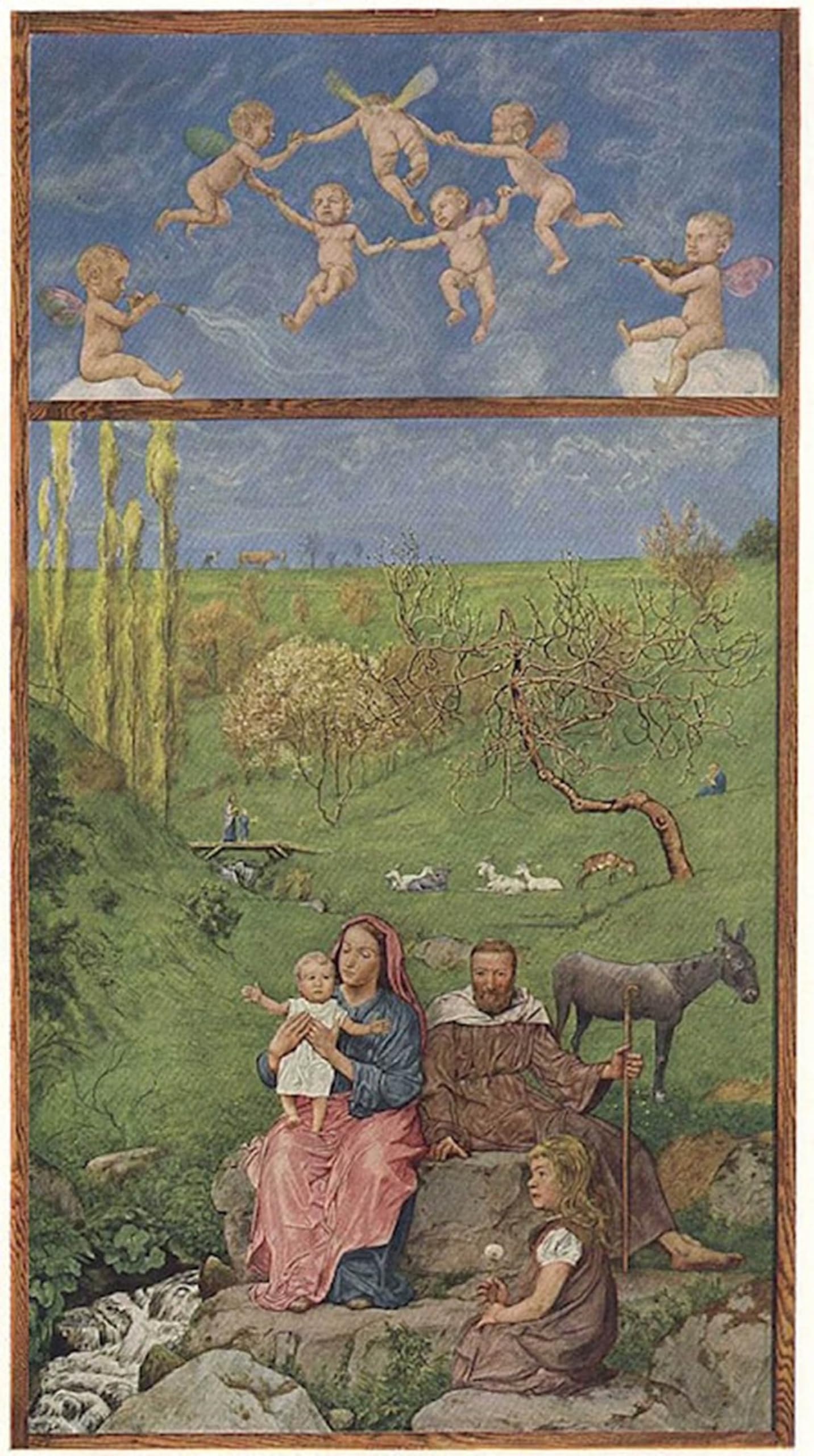 Tableaux Peinture sur Toile Il Riposo Hans Thoma Rompre Vide Murale