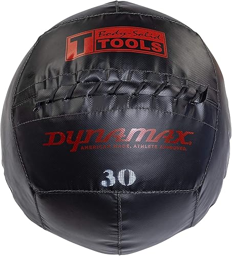 Body-Solid Tools Dynamax - Pelota medicinal suave de alta calidad, bolas de pared que no rebotan para entrenamiento de fuerza, entrenamiento de