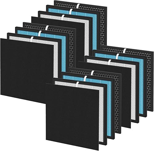 Juego de 4 filtros de repuesto de 10L Pro compatibles con Okaysou AirMax 10L Pro y purificador de aire Aiibot-A300