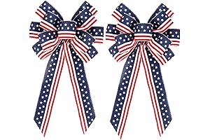 2 Pack Patriotic Tree Topper 4th of July