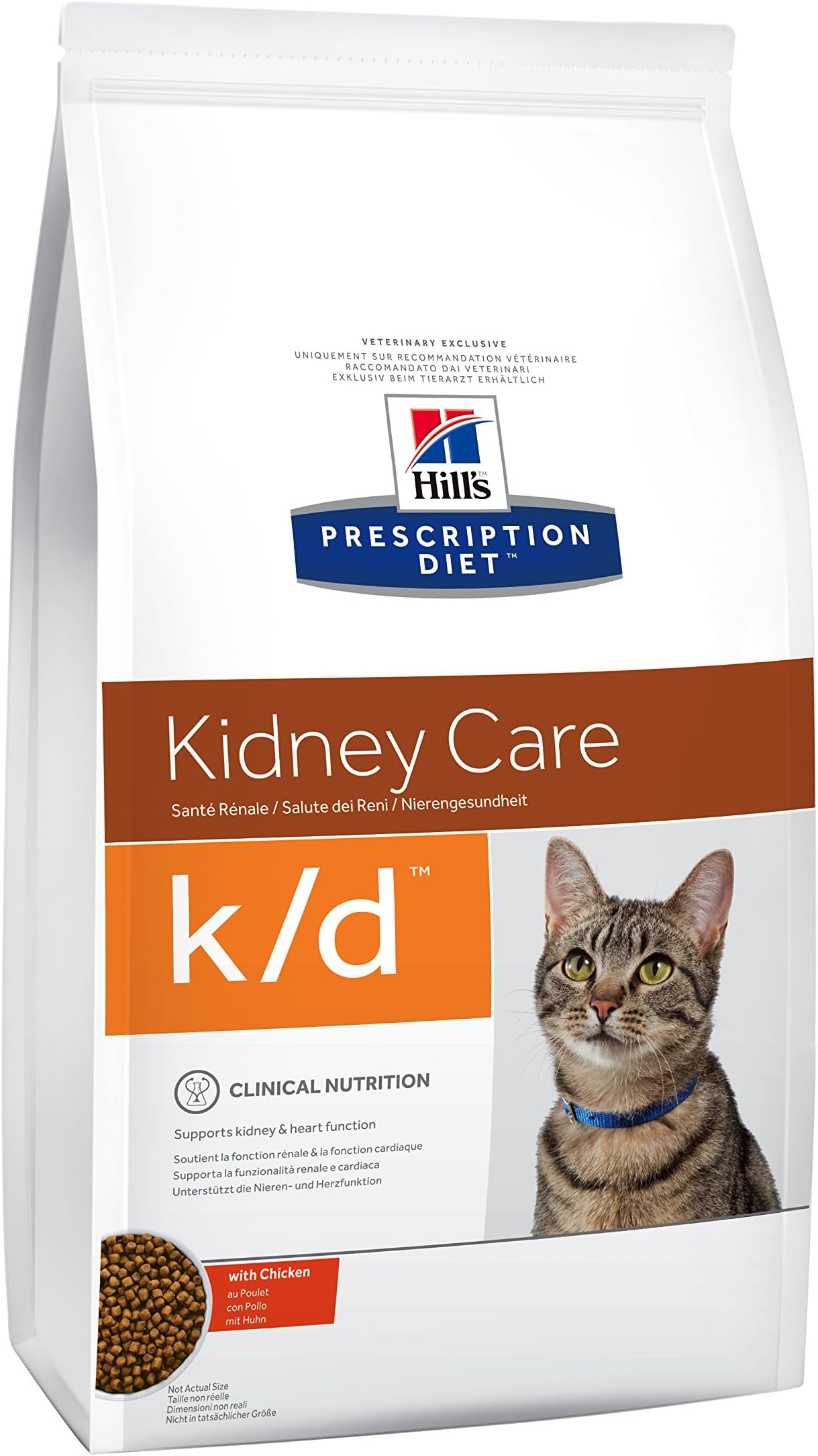 Prescription Diet Feline k/d - Cat Food - Renal Health - 1.5 kg