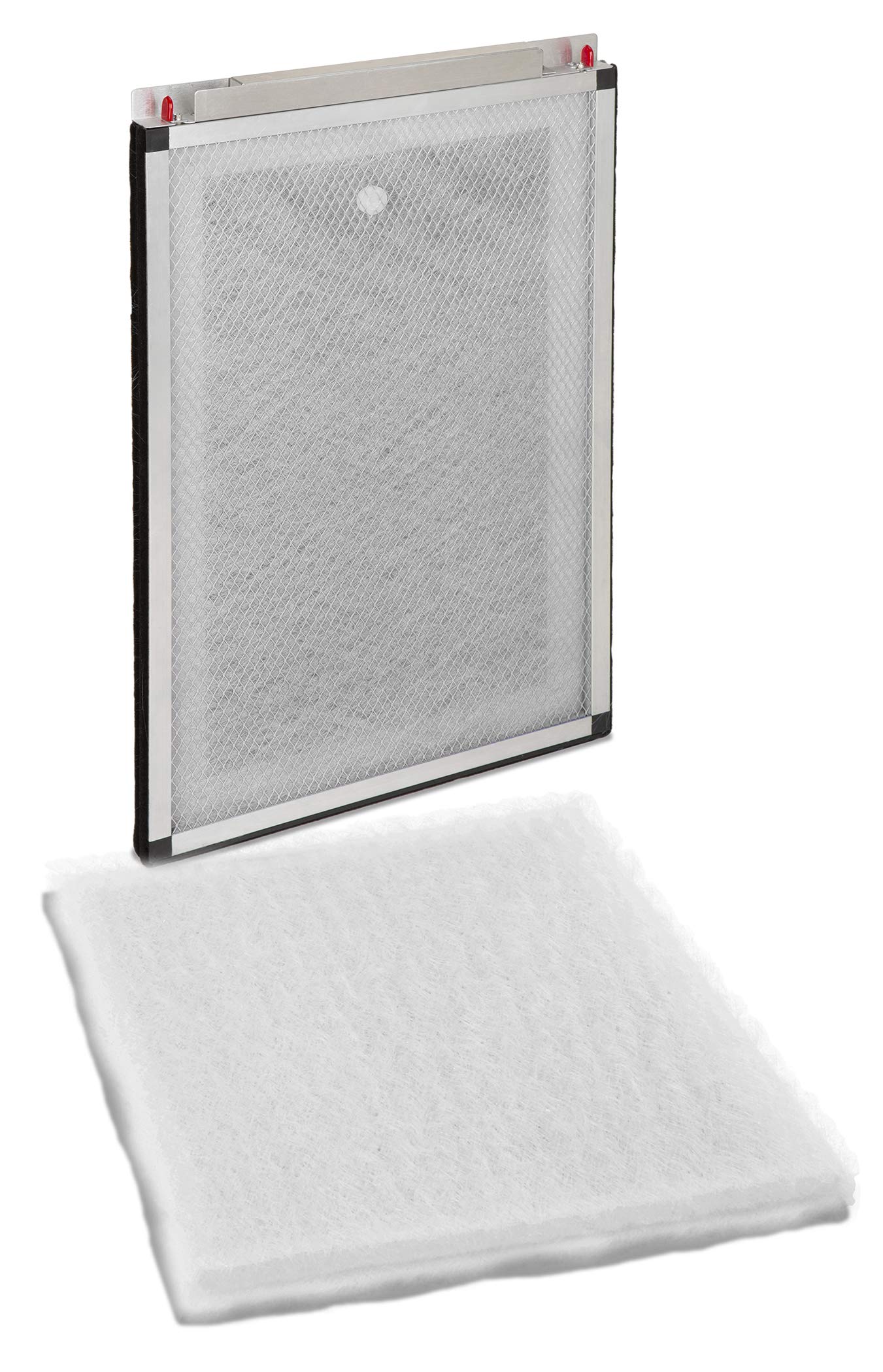 12 x 24 x 1 - Natures Home Micro Power Guard Air Cleaner Replacement Compatible Filter Pads, (3) Pack White (Actual filter size is 10.5 x 21.5)