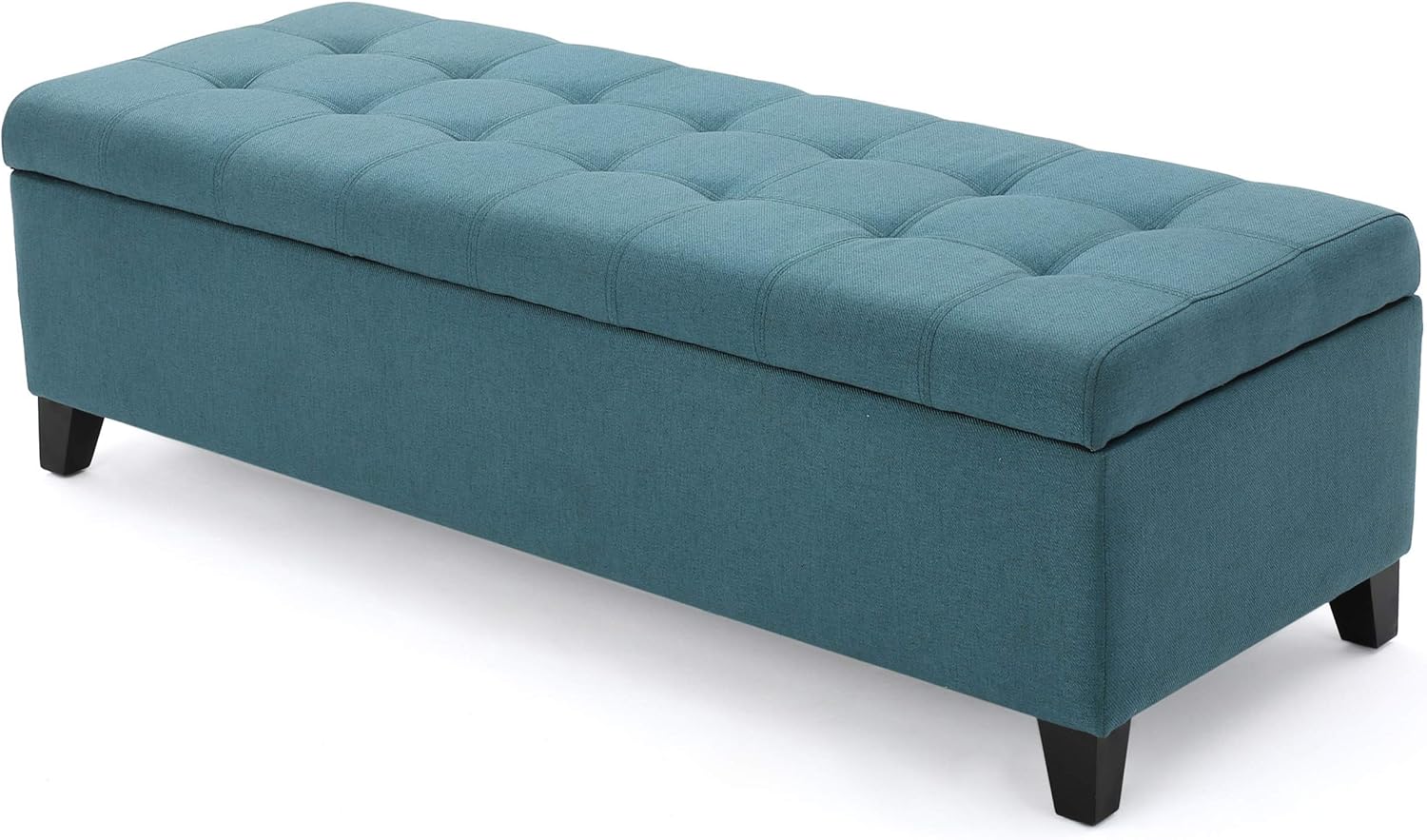 (different color)Mission Fabric Storage Ottoman, Dark Teal Dimensions: 19.25”D x 50.75”W x 16.25”H