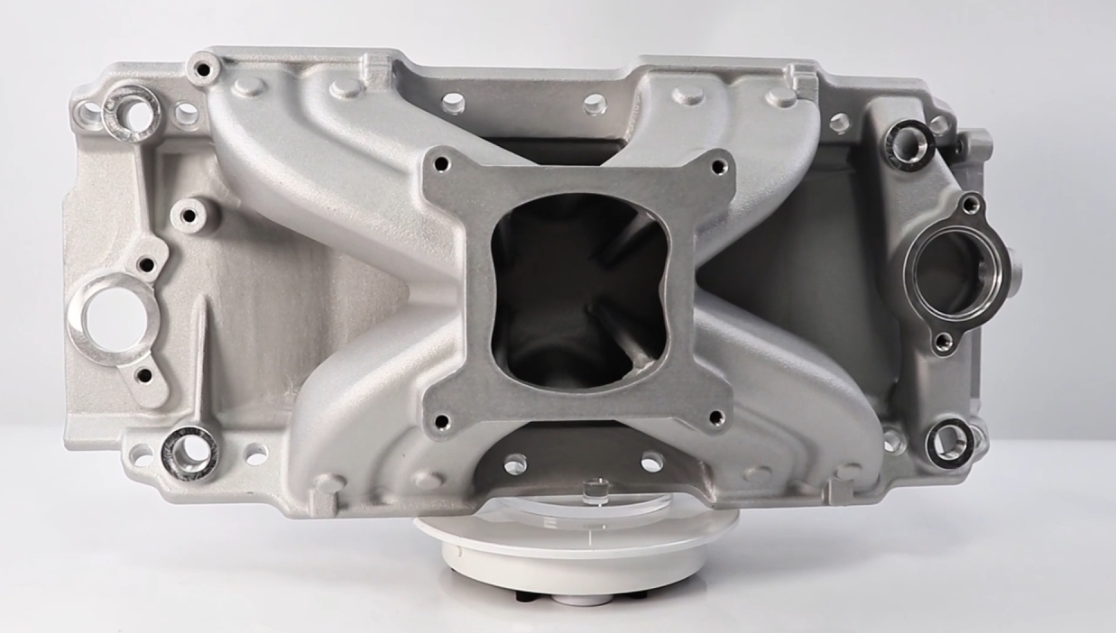 JGhyperX 2904 53037 Vortec air gap Intake Manifold Aluminum Single