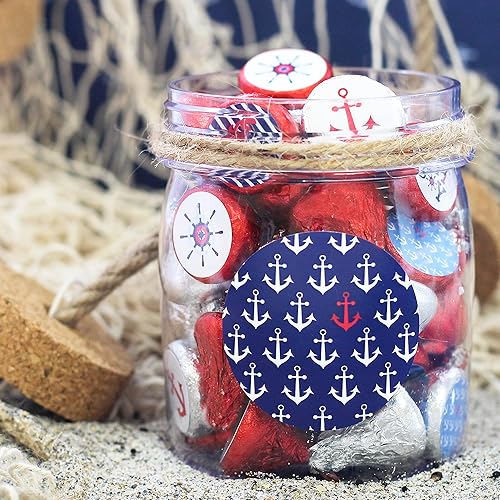 Miniatura 6 de Ahoy It's a Boy - Calcomanías de agradecimiento para baby shower, 1.75 pulgadas, 40 etiquetas