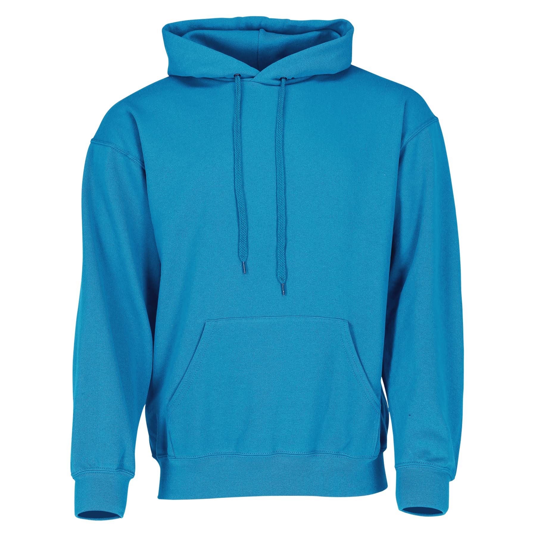 Fruit Of The Loom Men’s Hooded Sweat Sweatshirt, Opaque, Azure Blue, XXL