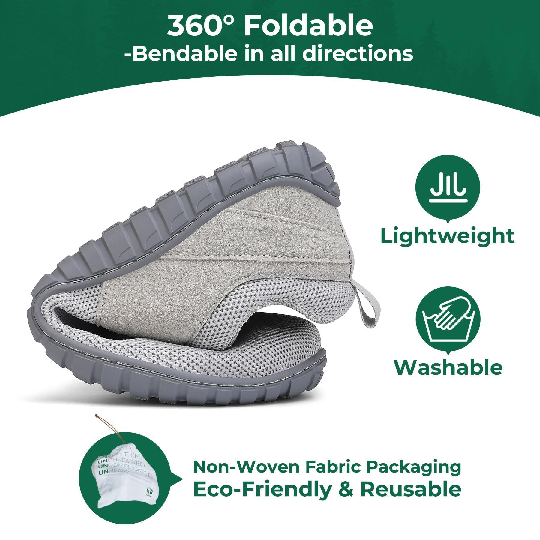 SAGUARO Unisex Zapatos Minimalista Barefoot con Wide Tox Box Cómodas Zapatillas Casual Gr.36-48