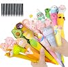 Easter Baskets Kawaii Squishy Pen 4 Pcs Cute & Fun Pens for Stationary & Cool Pens for Teenage Gifts for Tweens Back to School Supplies