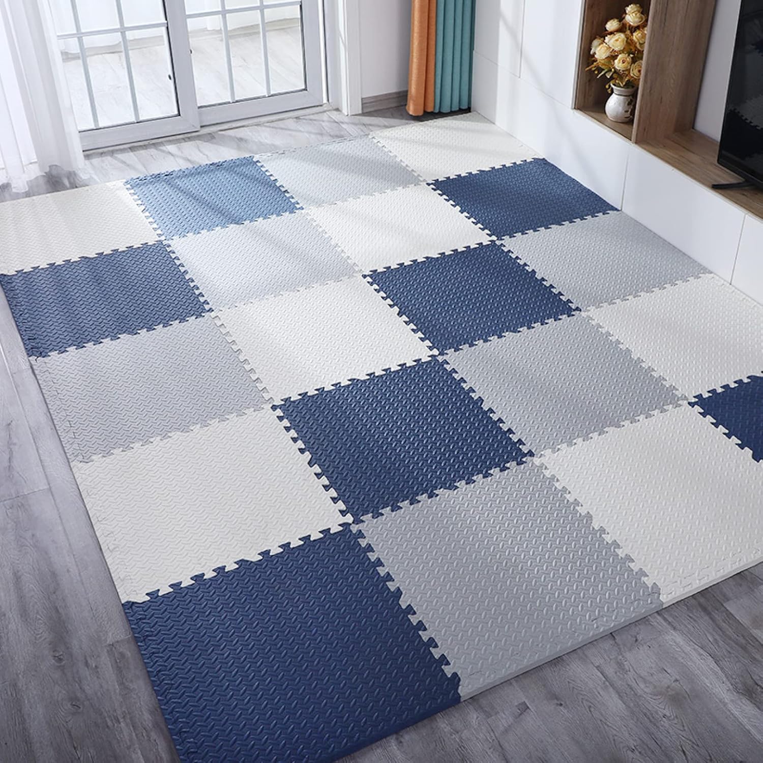 極厚 ジョイントマット 防音 大判 厚手 カーペット ラグ カラー ぼうおん プレイマット 子供部屋 幼稚園 ベビー キッズ 子供 赤ちゃん クッション マット ずれない 30 2 5 24 衝撃吸収 転倒防止 床保護マット ジム 寝室 プレゼント