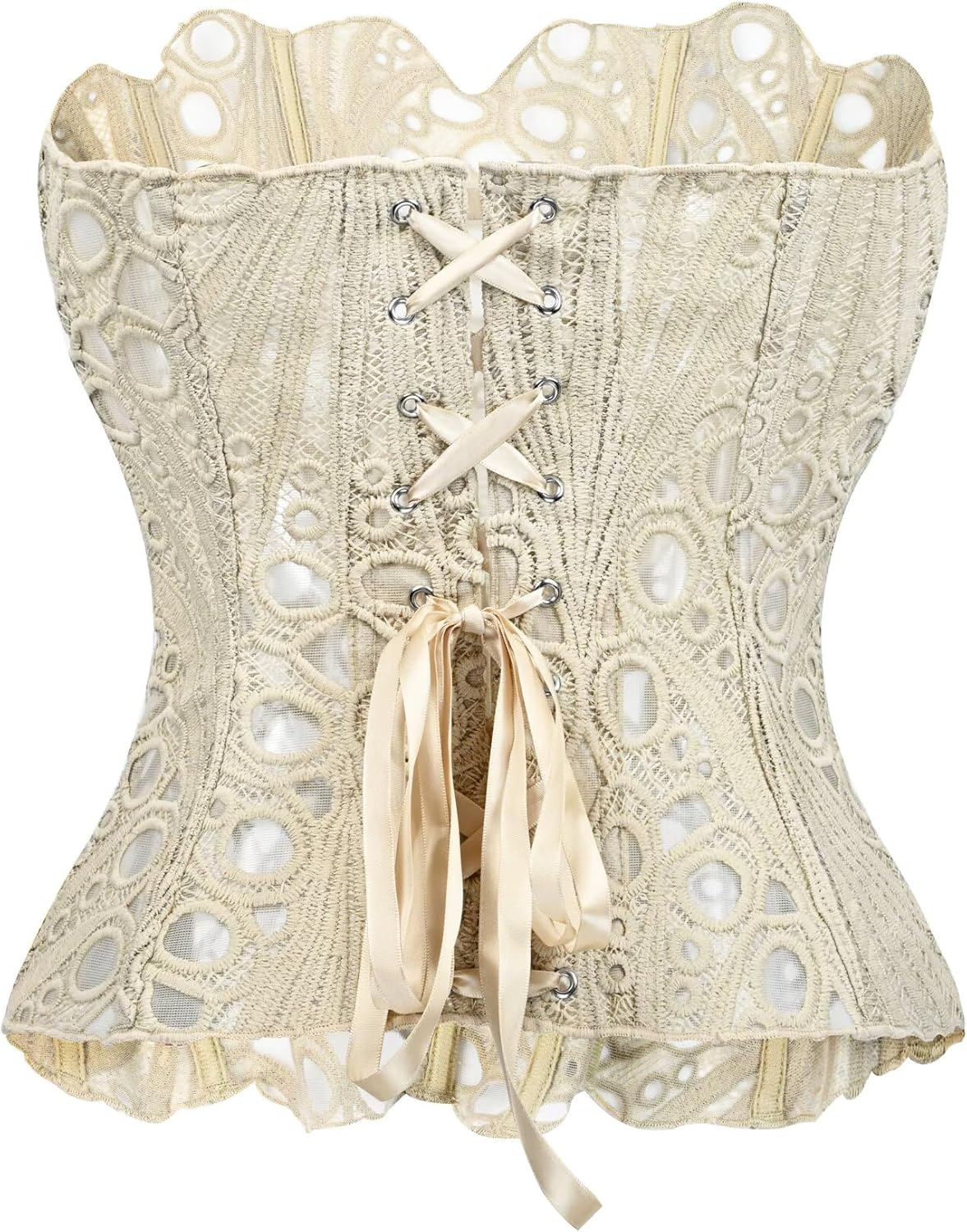 YMFFW Colorful Printed Corset Tops Push Up Belted Bustier Bodice Boned Slim Overbust Body Shapewear - Image 3