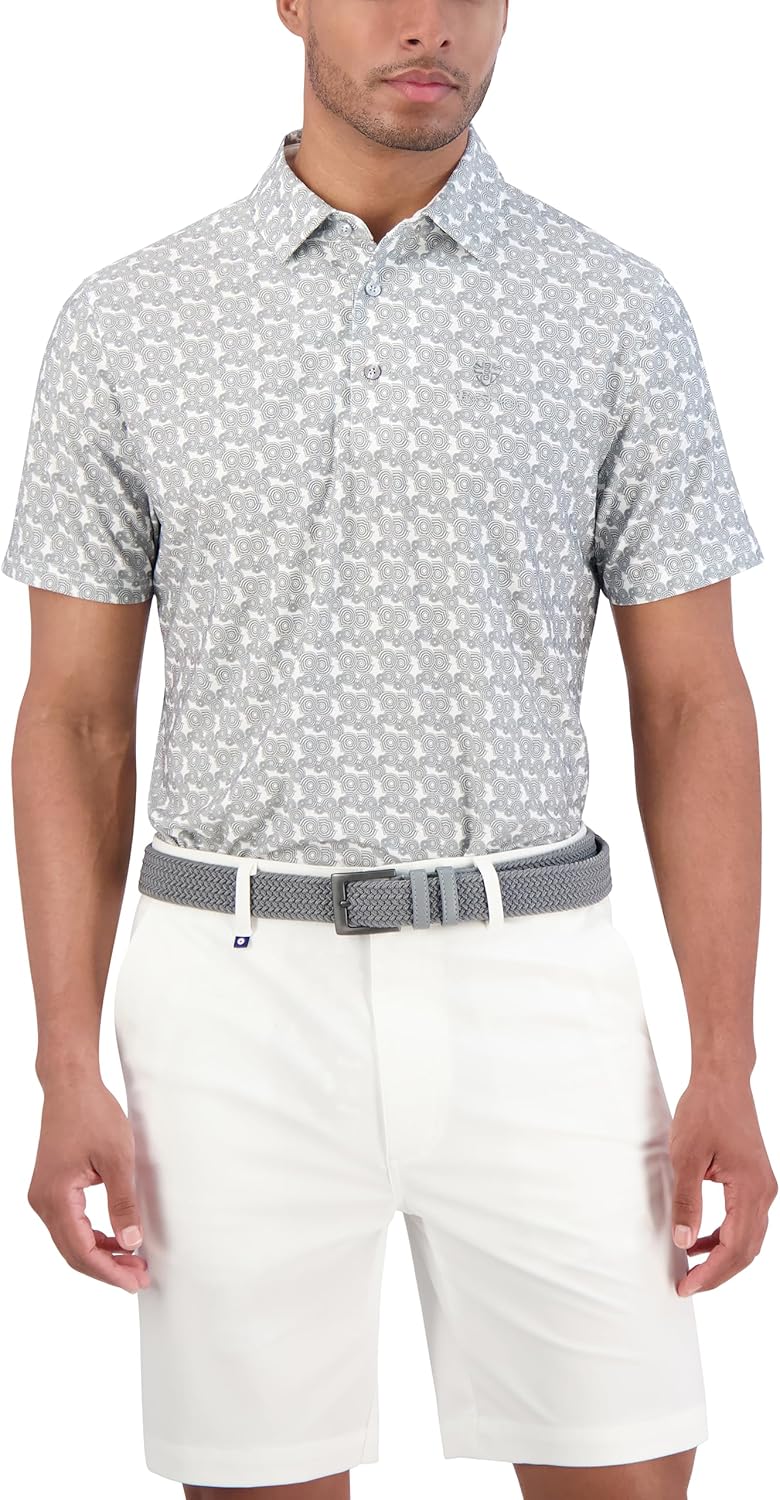 Ben Sherman Men's Performance Luxury Golf Polo Shirt
