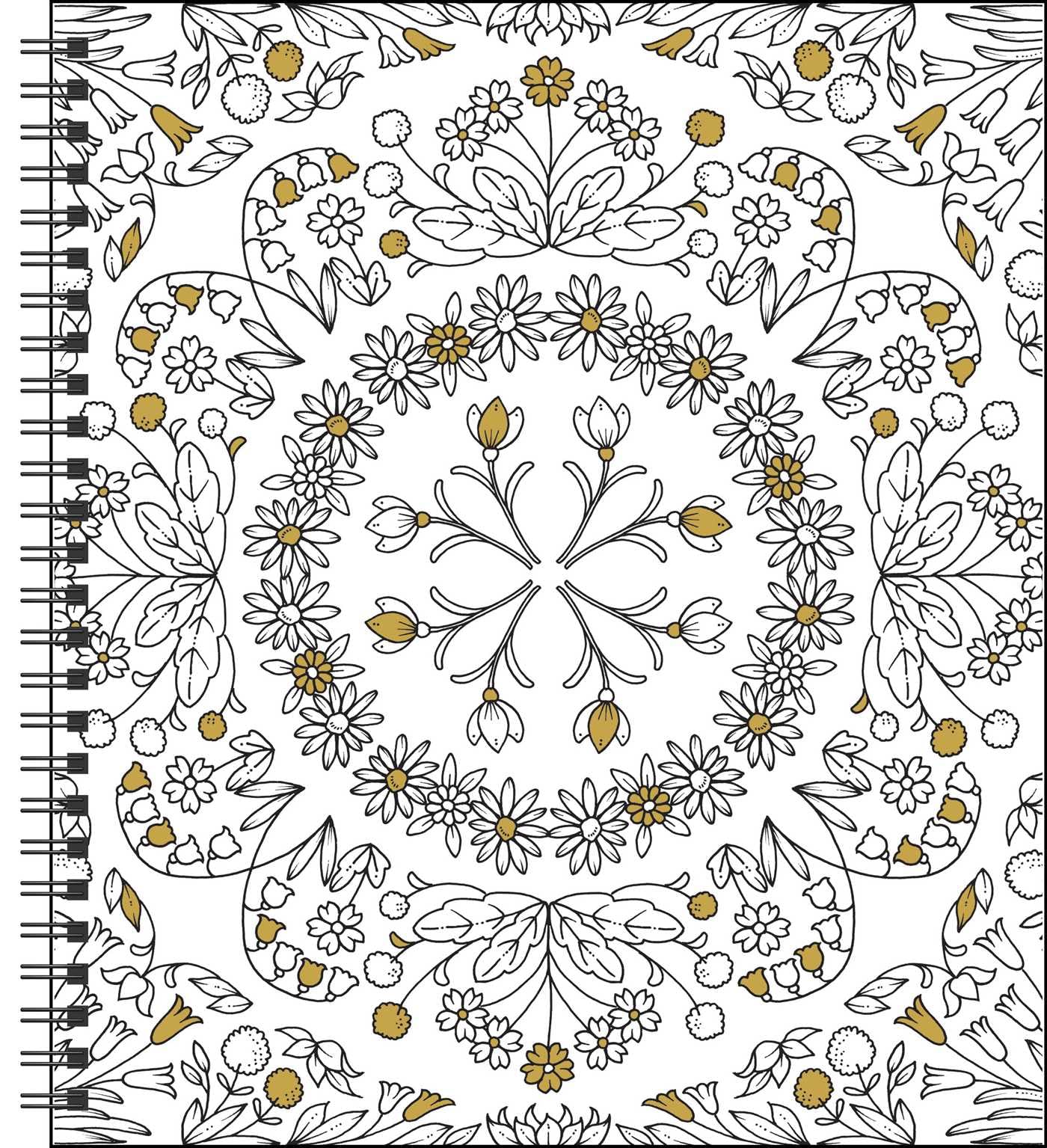 Johanna Basford 2027 Weekly Coloring Calendar