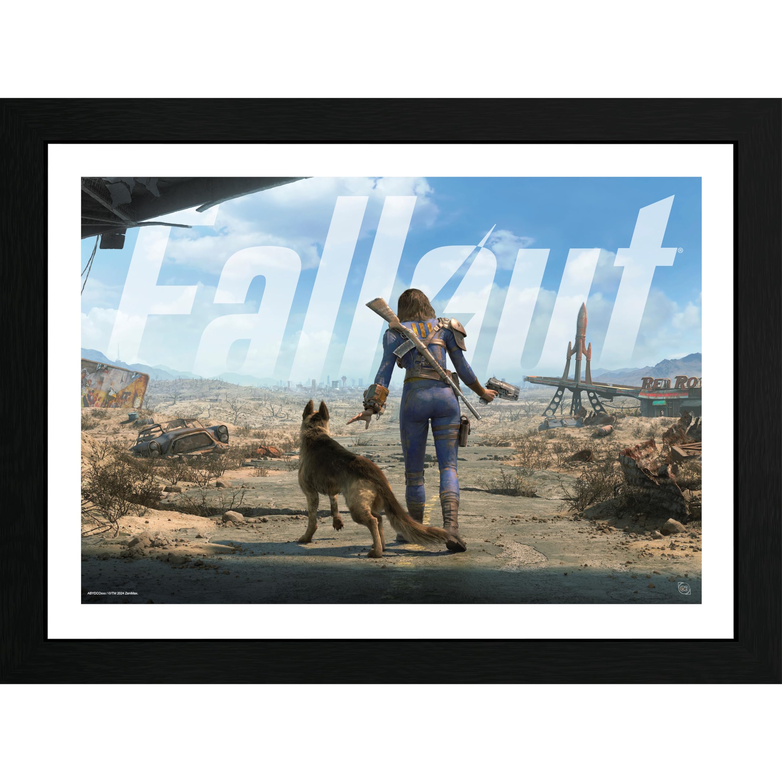 Gb Eye Women's Fallout Sole Survivor 30 X 40Cm Framed Collector Print