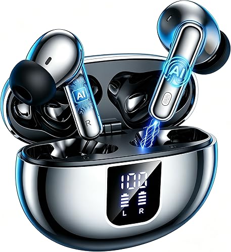 AI Translation Earbuds Real Time-199 Language Translator Earbuds,Simultaneous Interpretation Translator Ear Buds,No Subscription Audifonos Traductores Inglés Español,AI Translating Earbuds for Travel - 79% off