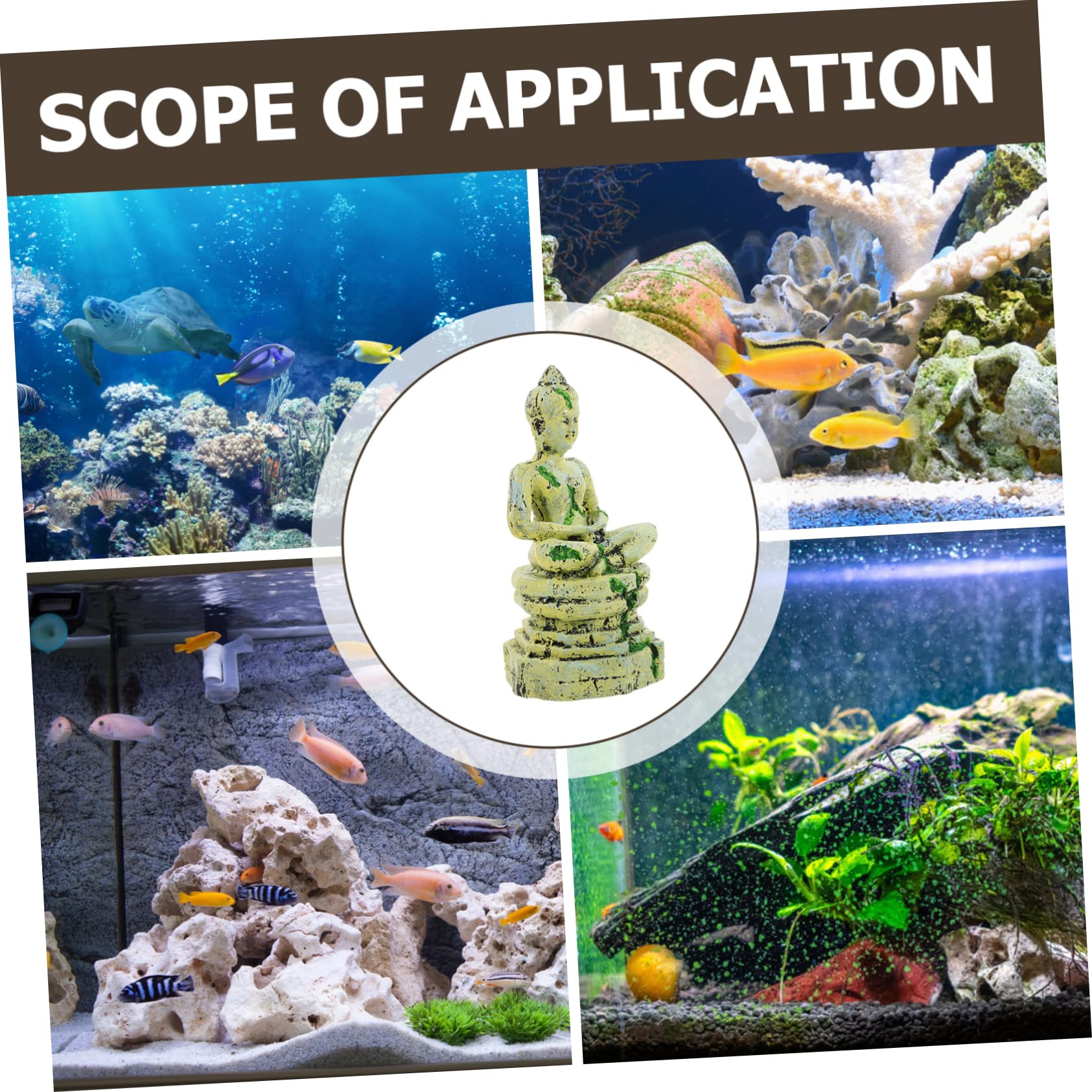 Cabilock 2 Pezzi Decorazione in Resina Per Acquario Decorazione Paesaggistica Dell'acquario Pesce Artificiale Pescare Ornamento Dell'acquario Ornamento Di Pesce Guidato Arredamento