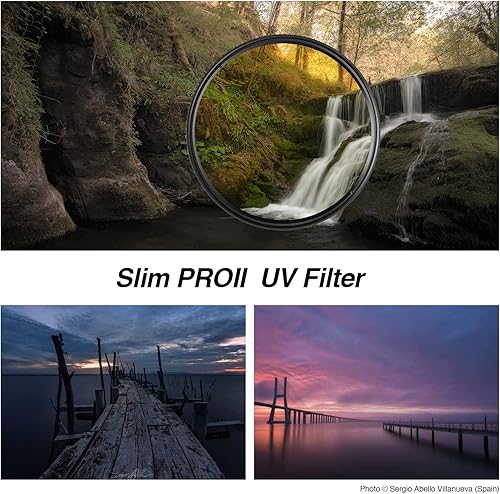 Miniatura 6 de Haida Filtro UV Slim PROII - Filtro protector ultravioleta transparente multicapa ultra delgado, HD, impermeable, resistente a los arañazos (3.031in)
