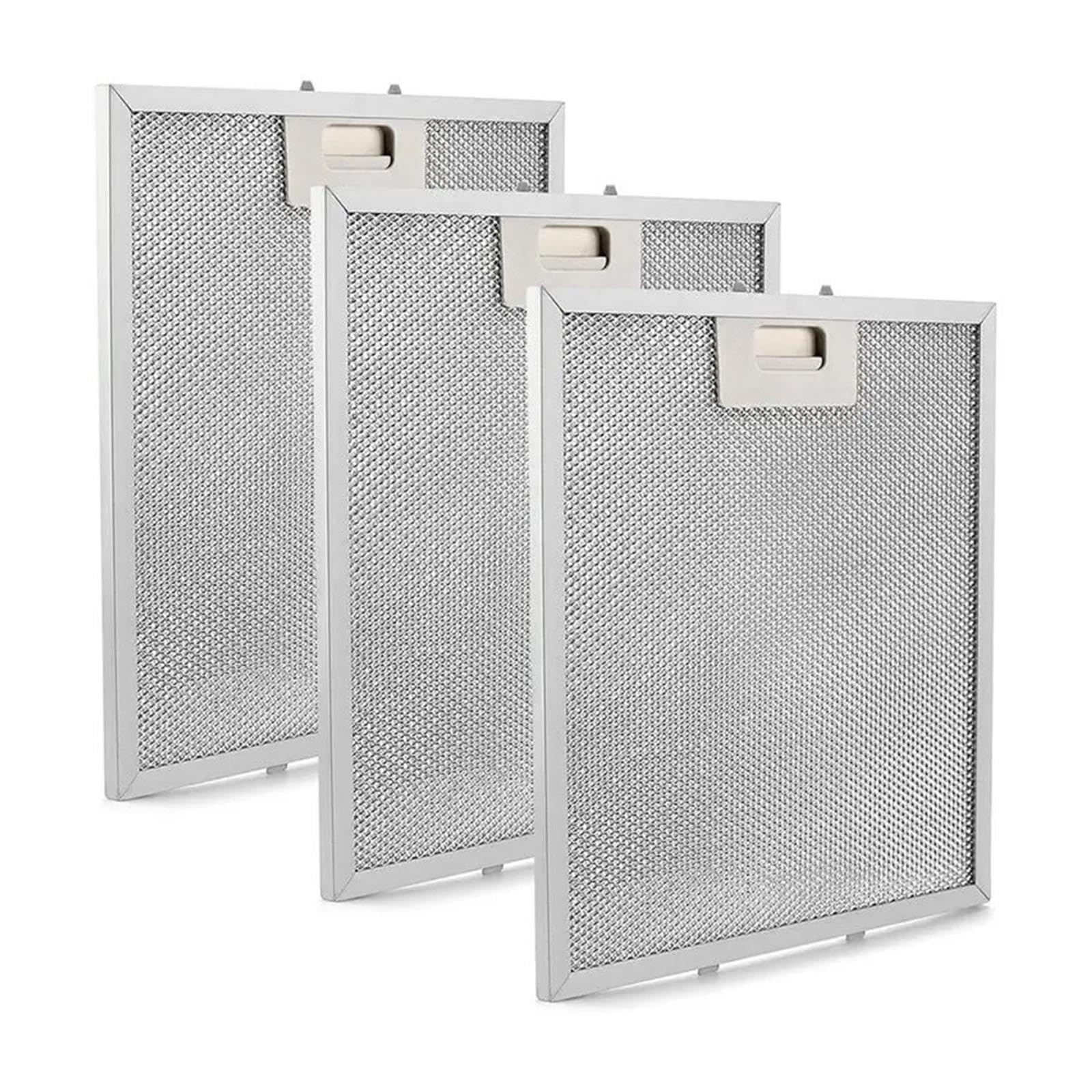 Paquete de 3 filtros campana extractora acero inoxidable W10169961A aptos for campanas