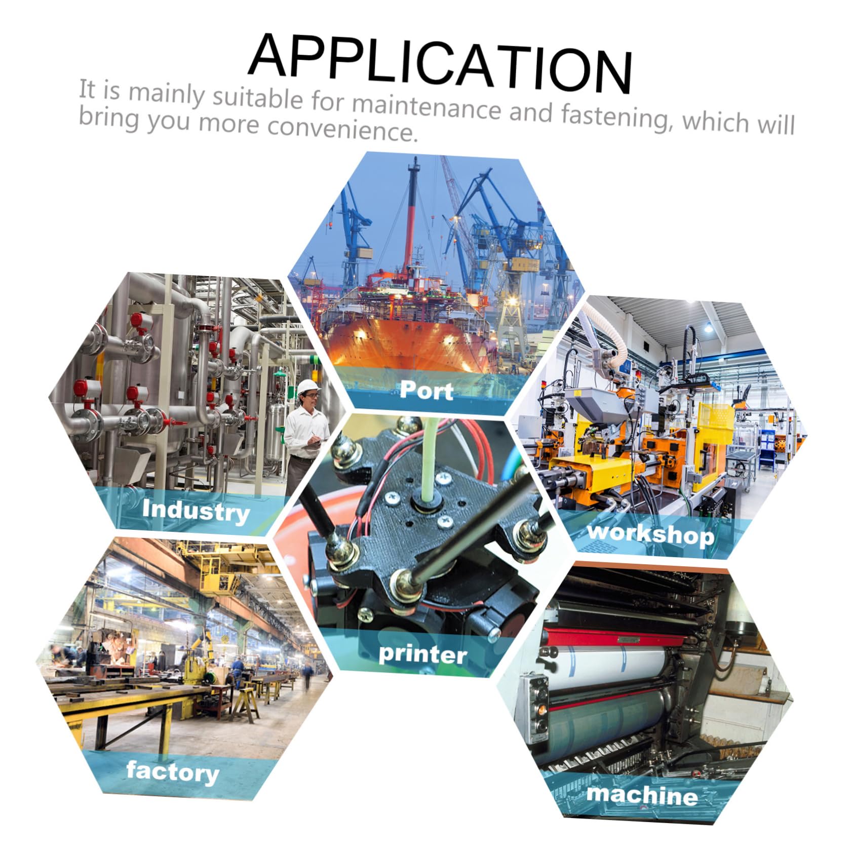 MUCKLILY Service Wrench Head Large Crescent Radiator Wrench 1/2 Inch Carbon Steel Radiator Repair Tool