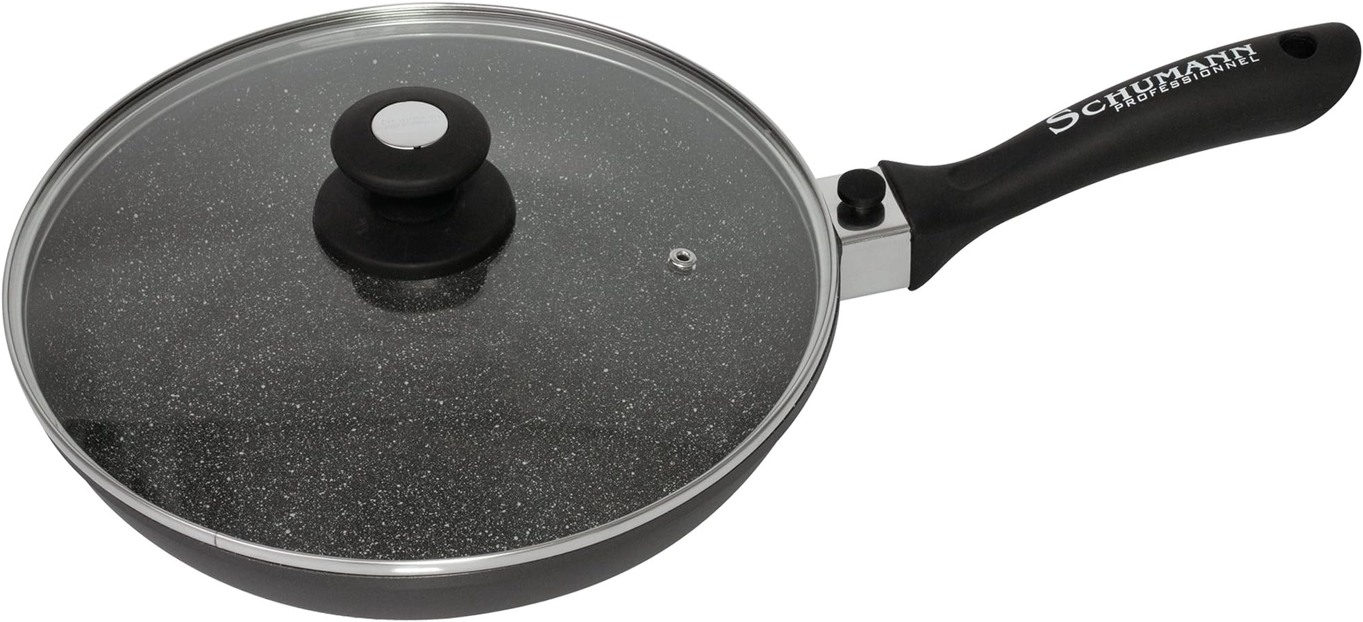 SCHUMANN PROFESSIONNEL SPO23 02800 Moove Pan Cast Aluminium Non-Stick Coating 28 x 28 x 12 cm Black