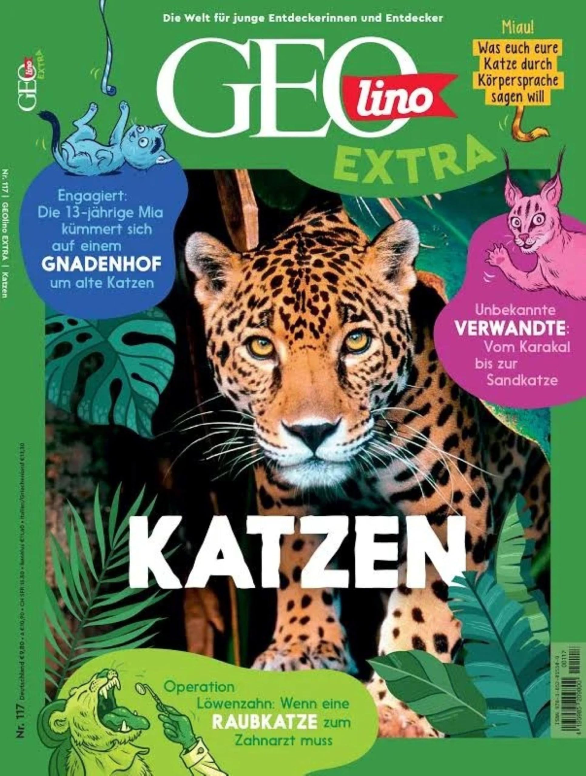GEOlino Extra / GEOlino extra 117/2026 - Katzen: Monothematisches Themenheft für kleine Abenteurer